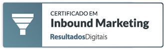 Certificado em Inbound Marketing pela Resultados Digitais